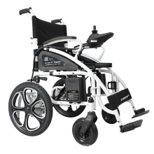 silla de ruedas plegable eléctrica con discapacidad ligera